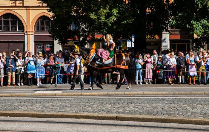 Oktoberfest Parade Pferdereiter