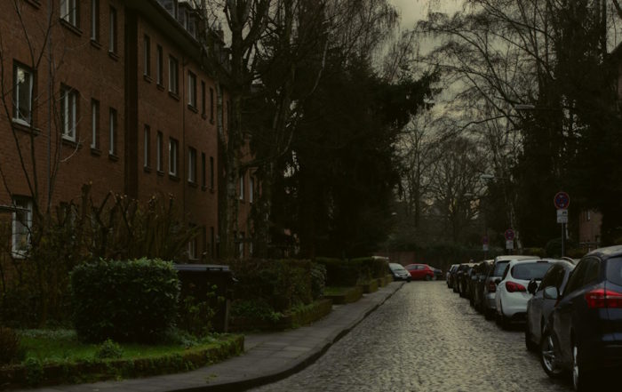 Kölnisches Stadtmuseum - Calle tranquila cerca del museo.