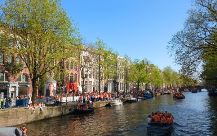 Kings Day in Amsterdam – Boats and Celebration on the Canals