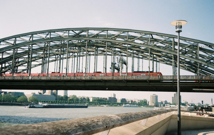 Summer in Cologne: Hohenzollern Bridge Over the Rhine