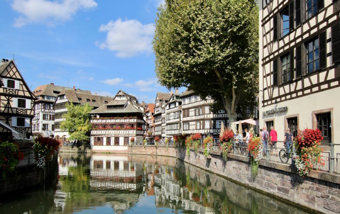 Strasbourg Historic Architecture in Petit France Quarter