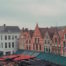 Belgian Bruges Old Town: Iconic Buildings & Outdoor Dining