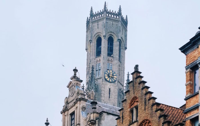 Belgium: Historic Belfry of Bruges and Gabled Roofs