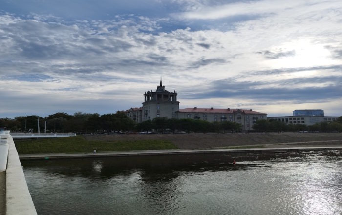 Vilnius riverside building
