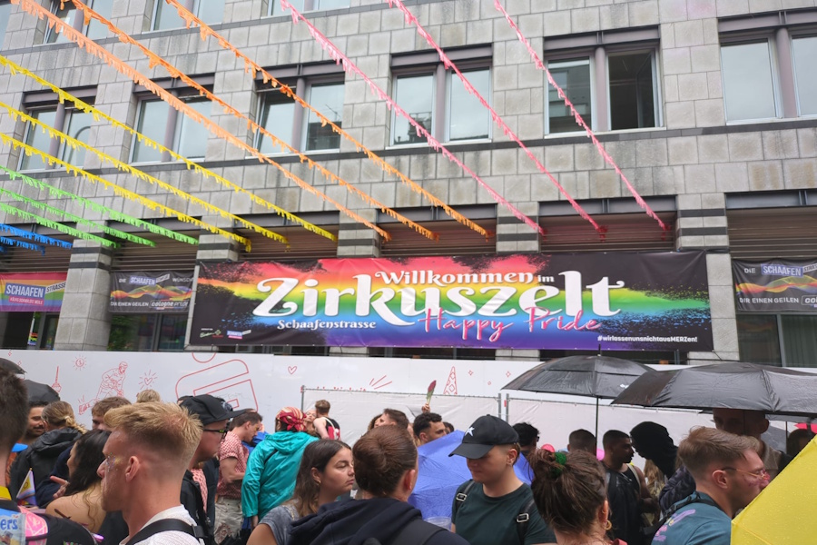 Cologne Parade: Pride Banner and Festivities