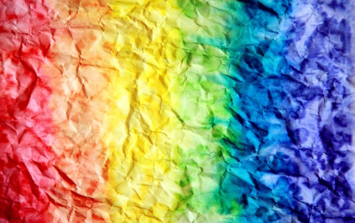 Cologne Parade: Lebhafter Regenbogen-Strukturhintergrund