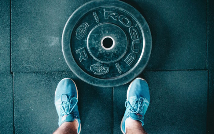 Sports Motivation - Preparing for strength training.