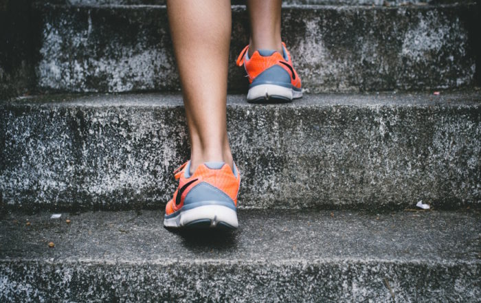 Sports Motivation - Climbing stairs.