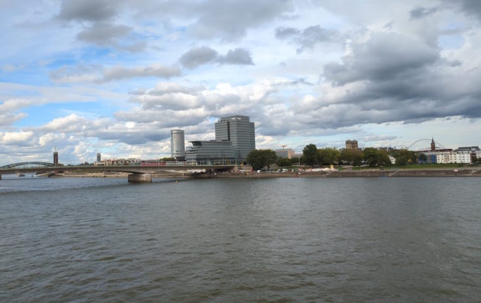Cologne: The Rhine River and Hohenzollern Bridge